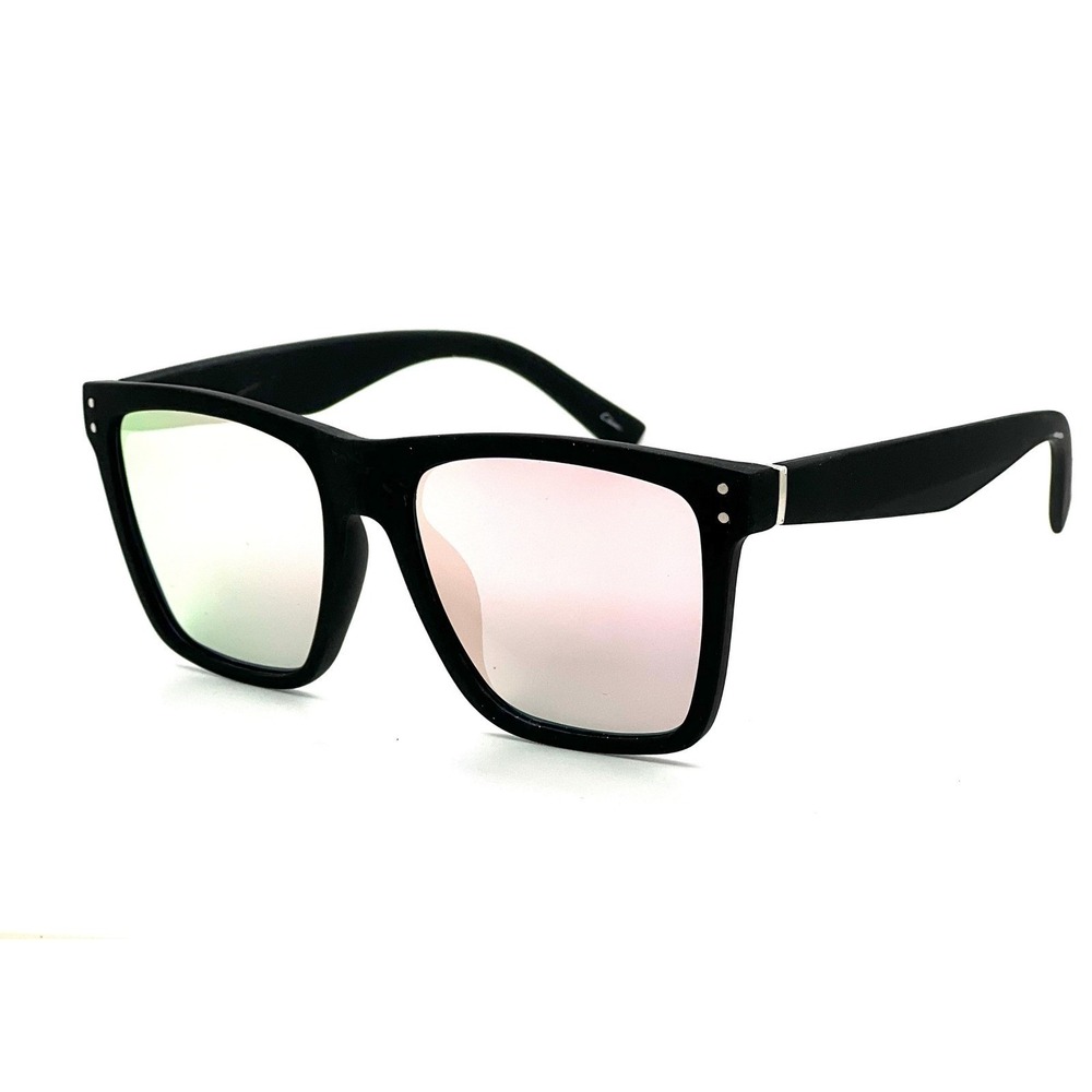 Luxury Sunglasses Pink Mirrored Lens Square Fashion Sun Glasses Lentes Women New - Picture 6 of 11
